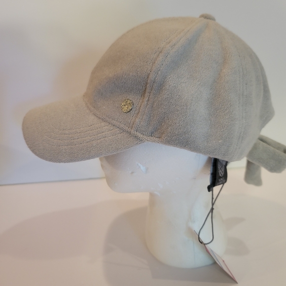 NWT Vince Camuto Terry Baseball Cap with Bow in Back - Picture 6 of 10